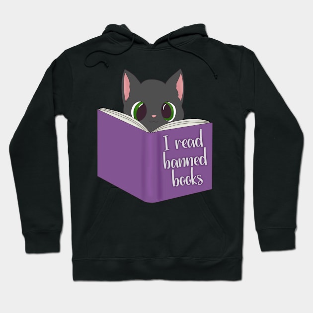 I read banned books Hoodie by Becky-Marie